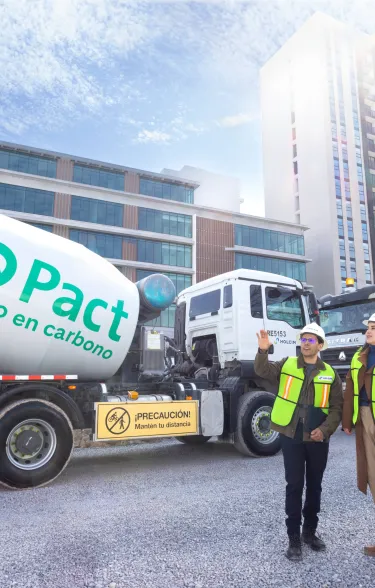 Holcim truck at Moranta Tower