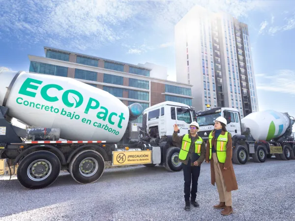 Holcim truck at Moranta Tower