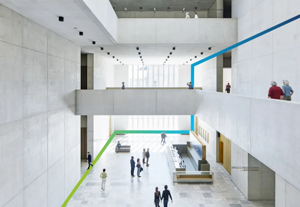 Zurich Kunsthaus with Holcim stroke